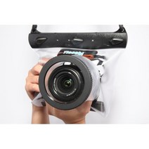 카메라 케이스 Tteoobl GQ-518M 20m 수중 다이빙 카메라 하우징 케이스 파우치 드라이 백 Canon Nikon DSLR, 01 Transparent-M