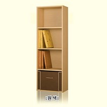 대주기획 4단책장 DIY 17종류 4단책꽂이 정리함, 핑크