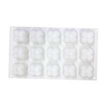 DIY 양초 금형 Magics 버블 큐브 볼 3D 실리콘 몰드 간장 왁스 캔들 몰드 초콜릿 폴리머 클레이 비누를 만드는, 295x173x38mm, 하얀