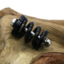 Brompton 후방 충격 티타늄을 위한 접히는 자전거 티타늄 현탁액 질화물, black 1, 03 black 1