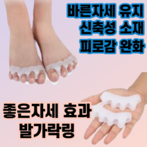 최강몰 새끼 발가락 링 통증 굳은살 저림 보호대 1+1, 2개