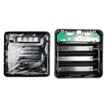 파워뱅크 자작배터리 캠핑용배터리 3x18650 배터리 상자 충전 쉘 모바일 보조베터리 케이스 DIY 플라스틱, 한개옵션0