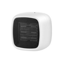 가정용전기온풍기 욕실온풍기 800w 미니 전기 히터 팬 휴대용 실내 책상탑 겨울 공기 송풍기 가정용 사무실 계, 화이트_미국