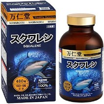 만닌도 스쿠알렌 상어간유 300mg 3개월분 480정 일본 영양제, 기본
