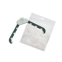 빌리네집 싱크대 음식물 쓰레기 거름망 거치대 + 거름망100p, 그린