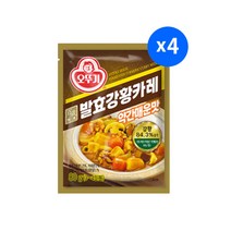 (실온)[오뚜기]백세발효강황카레 약간매운맛80gx4