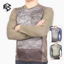 이지바이 WF 락클라이밍 전사 남성 긴팔 라운드 티셔츠(W72T32M)