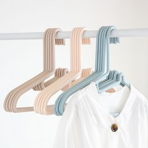 비스토어 프리미엄 플라스틱 옷걸이 5P, 아이보리 5P