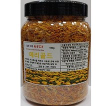 보아비다 메리골드 (마리골드) 금잔화 꽃차 100g, 1병