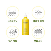 에르매S 전신 미백 바디워시 제주 청귤비타민수 바디케어 남성호감향기 만족도97.2% 뷰티셀럽들의 워너비, 500ml*2개