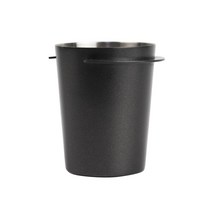 도징컵 51mm/58mm 에스프레소 도징 컵 스테인레스 스텐 스틸 내마 모성 커피 파우더 피더 커피 머신에 적합, 02 Black_02 58mm