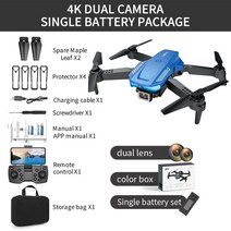 입문용 촬영용 미니 드론 스마트 장애물 회피와 SIHARIFY RC 드론 4k 와이파이 높이 잡아 미니 Dron Fpv 듀, 04 Blue 4K Dual Camera