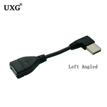 VR 메타버스 가상현실 체험 헤드셋 휴대폰호환 컨트롤러 90도 각진 USB 연장 케이블 2.0 TV PS4 속도 데이, 04 Left_01 10cm