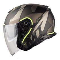 MT 오픈페이스 오토바이헬멧 바이크 스쿠터, 선더3젯, L, BOW 옐로우