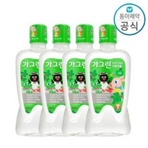 3+1 동아제약 가그린 어린이 380ml 사과 가그린 유아 키즈 가글 충치예방_사과맛, 사과맛4개