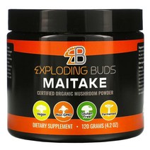 Exploding Buds 익스플로딩 버즈 잎새 버섯 머쉬룸 가루 파우더 Maitake Mushroom Powder 120g