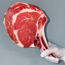 청년고기 토마호크 스테이크 새우살 꽃등심 미국산 소고기 캠핑용 바베큐 홈파티 티본 엘본, 750g, 가정용 토마호크 스테이크 (뼈컷팅)