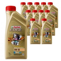 캐스트롤 엣지 티타늄 합성엔진오일 0W-30 1l 12개, 1000ml
