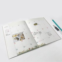 일일 계획표 업무일지 스케줄 관리 A5 만년 스케줄러, 상세페이지 참조