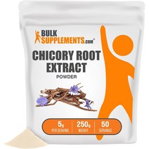 벌크서플먼트 BulkSupplements Chicory 치커리 추출물 분말 250g, 3팩