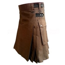 검도복Gothic Scottish Skirts Mens Vintage Pocket Kendo Scotland Fashion Clothing Men's pants