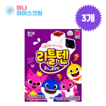 해태제과 리틀텐 딸기&포도맛 3개 아이스크림, 350ml