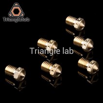 Trianglelab BRASS V6 핫엔드 3D 프린터 노즐 TD6 DDE CHC 키트 v6 압출기 프루사 i3 mk3 용, 한개옵션1, 06 0.5mm 4pcs
