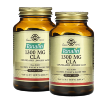 솔가 공액리놀레산 CLA 토날린 1300mg 60소프트젤 홍화씨유 추출물 2병