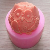 [ 비누나무] 동글이 부엉이 입체수제몰드