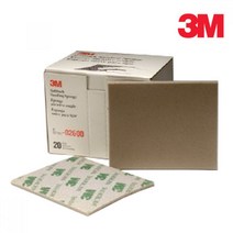 3M 공업용 스펀지 사포 수세미 연마재 페파 120~180