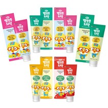 뽀로로 치약 90g, 뽀로로치약 랜덤 6개