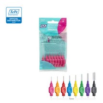[스웨덴 TePe]테페 인터덴탈 브러쉬 오리지널 _ i자형 치간칫솔 8P, 빨강 _ 0.5mm