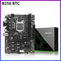 메인보드 컴퓨터 마더보드 B250 마이닝 마더 보드 16 PCIE 그래픽 카드 12 USB 3.0PCIe LG 호환 호환A 115, 한개옵션0