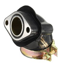 알루미늄 및 고무 GY6 125cc 150cc 흡기 매니 폴드 파이프 GY6 바이크 바이크 바이크 오토바이 스쿠터 ATV 카트 엔진 부품
