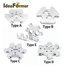 기타이펙터 멀티이펙터 일렉 이팩터 기타멀티이펙터 IdeaFormer-3D 프린터 M3 M4 델타 코셀 어안 이펙터 해먹 알루미늄 금속 행잉 스테이션 싱글 듀얼 프린트 헤드, Type E