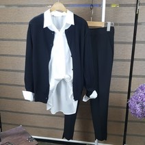 상상그이상 여성용 캐시미어 데일리 라운드 니트 가디건