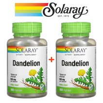 Solaray 단델리온 서양 민들레뿌리 520mg 180캡슐2팩, 2개
