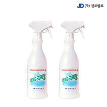 진로발효 바이오크린콜 450ml 2개 뿌리는소독제 스프레이 살균