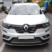 [JS AUTOMOTIVE] 2016~2019연식 QM6 삼색 그릴커버 데칼스티커 튜닝 몰딩 익스테리어 라인 국기랩핑지 가드 자동차 용품, 퍼포먼스(조수석)