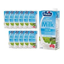 폴스 저지방 우유, 12개, 1L