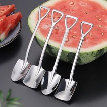 티스푼 15.5CM 디저트스푼 삽모양스푼 스테인레스 스텐티스푼 삽모양티스푼 다과스푼 수박스푼 과일 KK192, 삼각형, 삼각형
