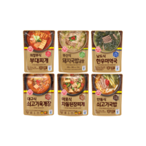 오뚜기 팔도 탕국찌개 인기제품 기획 마포식 차돌 된장찌개 부산식 돼지국밥 곰탕 외, 서울식 설렁탕 500G 6입