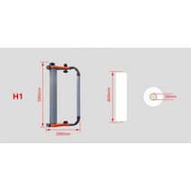 파렛트랩핑기 랩 포장기 공업용 자동랩핑기, H1【내경 38mm * 필름 폭 450mm】【경거품 적