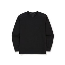 [국내매장판] 스노우피크 프로 숄더 우븐믹스 맨투맨 S23SMFHT20 블랙