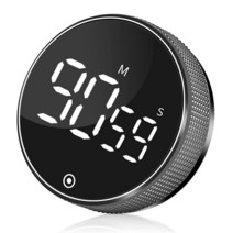 요리용 디지털 주방 타이머 큰 링 및 LED 디스플레이가 있는 마그네틱 시각적 타이머 노인 어린이 책상 스마트 타이머 - 교실 베이킹 학습 교육을 위한 스톱워치 및 카운트다운, 1PCS Magnetic