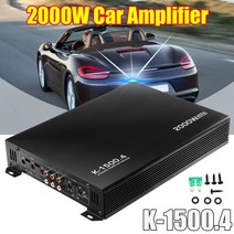 바닥우퍼 서브우퍼 자동차우퍼 2000w 4 channel car 증폭기 스피커 차량 증폭기 power stereo amp auto audio power amplifier car, 협력사