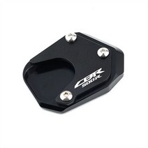 오토바이 부품 혼다 용 CBR500R CB 2013-2022 오토바이 CNC 킥 스탠드 풋 사이드 확장 패드 서포트 플레이, 18 CBR500R Black