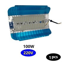 IP65 방수 등급 100W LED 투광 조명등 AC 220V 110V 옥외 가로등조경 정원 광장 스포트라이트 벽 램프, 02 100W  220V_02 Warm White