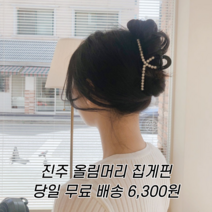 오성상회 꼬임집게핀 진주집게핀 투명집게핀 올림머리집게핀 머리집게