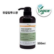 비건 샴푸 저자극 약산성 각질관리 생모단 두피 케어 샴푸 유칼립투스향 500ml, 1병